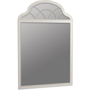 Зеркало навесное ОЛМЕКО 61.11 Бэлла (белый) (ML876880465) стол письменный с тумбой сокол спм 03 1 дуб сонома белый