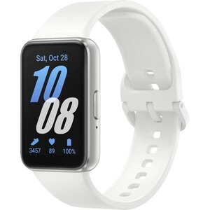 Смарт-часы Samsung Galaxy Fit 3 SM-R390 1.6" AMOLED корп.серебристый рем.серебристый разм.брасл. M/L (SM-R390NZSACIS)