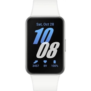 Смарт-часы Samsung Galaxy Fit 3 SM-R390 1.6" AMOLED корп.серебристый рем.серебристый разм.брасл. M/L (SM-R390NZSACIS)