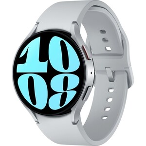 Смарт-часы Samsung Galaxy Watch 6 44мм 1.5'' AMOLED корп.серебристый рем.серый (SM-R940NZSACIS) смарт часы samsung galaxy watch 6 classic 47мм 1 5 amoled корп серебристый рем серебристый sm r960nzsacis