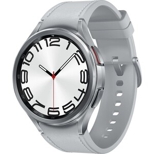Смарт-часы Samsung Galaxy Watch 6 Classic 47мм 1.5'' AMOLED корп.серебристый рем.серебристый (SM-R960NZSACIS) смарт часы samsung galaxy watch 6 classic 47мм 1 5 amoled корп серебристый рем серебристый sm r960nzsacis