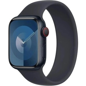 Смарт-часы Apple Watch Series 9 A2978 41мм OLED корп.темная ночь Solo Loop рем.темная ночь разм.брасл.:3 (MR9L3LL/A/MT9N3AM/A)