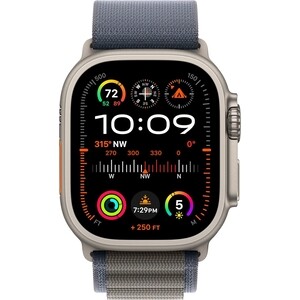 Смарт-часы Apple Watch Ultra 2 A2986 49мм OLED корп.титан Alpine loop рем.синий разм.брасл.: M (MREP3LW/A) MREP3LW/A Watch Ultra 2 A2986 49мм OLED корп.титан Alpine loop рем.синий разм.брасл.: M (MREP3LW/A) - фото 2