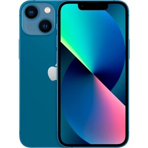 Смартфон Apple iPhone 13 128Gb A2633 1Sim синий смартфон apple iphone 13 128gb a2633 1sim альпийский зеленый