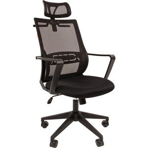 Офисное кресло Chairman 545 Россия ткань черный (00-07126770) офисное кресло chairman 685 tw 11 черный