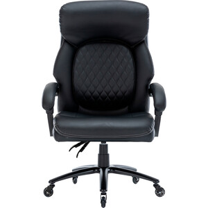 Офисное кресло Chairman CH412 экокожа, черный (00-07145938) офисное кресло chairman 525 россия ткань 26 22 красный 00 07103576
