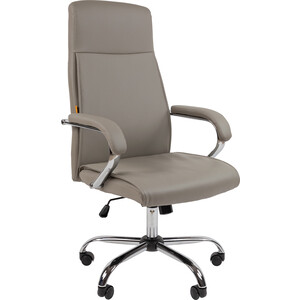 Офисное кресло Chairman CH425 экокожа, серый (00-07145976) офисное кресло chairman 661 15 13 темно серый