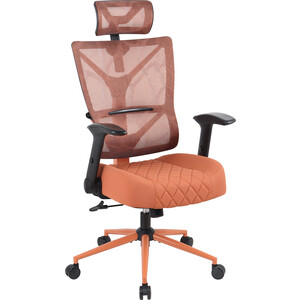 Офисное кресло Chairman CH566 оранжевый (00-07145963) офисное кресло chairman game 22 экопремиум серо оранжевый