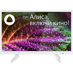 Телевизор VEKTA LD-24SR4715WS (24'', HD, SmartTV, WiFi, белый) LD-24SR4715WS (24", HD, SmartTV, WiFi, белый) - фото 1