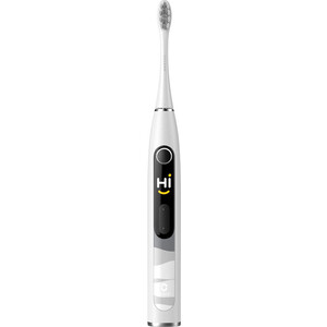 Электрическая зубная щетка Oclean X 10 (Серый) фен щетка аксинья кс 721в 1000 вт холодный обдув вращающийся механизм 3 насадки серый с черным