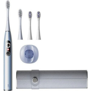фото Электрическая зубная щетка oclean x pro digital set (серебряный)
