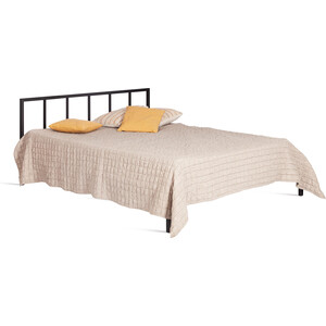 Кровать TetChair Bruno металл, 160*200 см, черный (20686) кровать tetchair malva mod 9303 металл 90 200 см single bed white белый