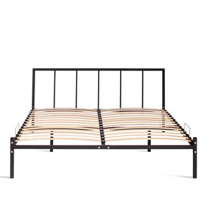 Кровать TetChair Bruno металл, 160*200 см, черный (20686)