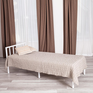 Кровать TetChair Bruno металл, 90*200 см, белый (20684)