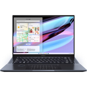 Ноутбук Asus UX7602VI-ME097X Touch 16'' OLED Touch Core i9 13900H(2.6Ghz)/32Gb/1Tb/GeForce RTX4070 8GB/Win11Pro /Tech Black (90NB10K1-M005D0) ноутбук asus k5504va ma343w bape edition 15 6 oled intel core i9 13900h 2 6ghz 16gb 1tb iris xe win11home midnight black 90nb0zk5 m00l10