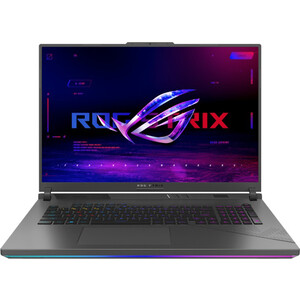 Ноутбук Asus ROG Strix G18 G814JV-N6168 18'' Intel Core i7-13650HX(2.6Ghz)/16Gb/1Tb/GeForce RTX4060 8GB/DOS/Eclipse Gray (90NR0CM1-M00BC0)