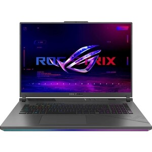 Ноутбук Asus ROG Strix G18 G814JVR-N6010 18'' Intel Core i9 14900HX(2.39Ghz)/16Gb/1Tb/GeForce RTX4060 8GB/noOS/Eclipse Gray (90NR0IF6-M000C0)
