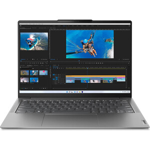 Ноутбук Lenovo Yoga Slim 6 14APU8 14" AMD Ryzen 5 7540U(3.2Ghz)/16Gb/512GB/Int:AMD Radeon 740M/Win11Home /storm grey (82X3002TRK)