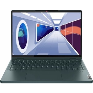 Ноутбук Lenovo Yoga 6 13ABR8 13.3'' Touch AMD Ryzen 5 7530U(2Ghz)/16Gb/512GB/Int:AMD Radeon/Win11Home /dark teal (83B20069RK) 2 1 lenovo yoga 7 16irl8 82yn001yrk