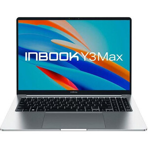 Ноутбук INFINIX Inbook Y3 MAX_YL613 16'' Intel Core i3 1215U(1.2Ghz)/16Gb/512GB/Int:Intel UHD Graphics/Win11Home/Silver (71008301584) ноутбук infinix inbook x3