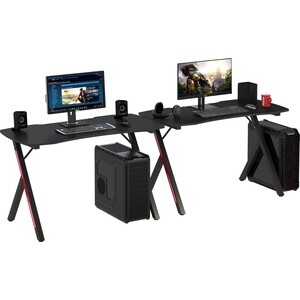 Два игровых стола Мебель-24 GT-2310, цвет чёрный (1028388)