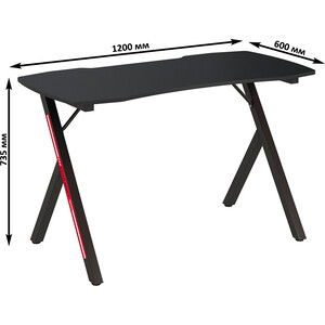 Игровой стол Мебель-24 GT-2310, цвет чёрный (1028342)