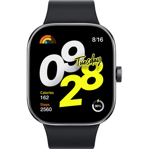 Смарт-часы Xiaomi Redmi Watch 4 Obsidian Black (BHR7854GL) часы термогигрометр xiaomi
