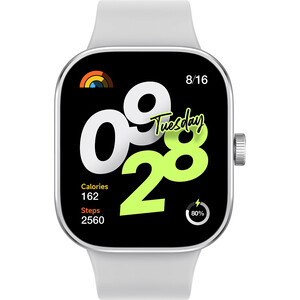 Смарт-часы Xiaomi Redmi Watch 4 Silver Gray (BHR7848GL) смарт часы х9 pro amoled экран ios android золотистые