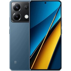 Смартфон POCO X6 5G 8/256Gb Blue MZB0FRQRU (51465) смартфон poco c65 256gb blue ru