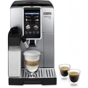 Кофемашина DeLonghi Dinamica Plus ECAM380.85.SB серебристый, черный кофемашина delonghi dinamica ecam 350 50 b