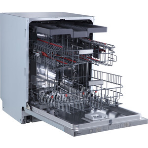 Встраиваемая посудомоечная машина Weissgauff BDW 6190 Touch DC Inverter Timer Floor - фото 4