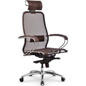 Кресло Метта Samurai S-2.04 MPES Темно-коричневый кресло с виниловыми подушками серое с темно серым more 10253848