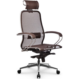 Кресло Метта Samurai S-2.041 MPES Темно-коричневый кресло с виниловыми подушками серое с темно серым more 10253848