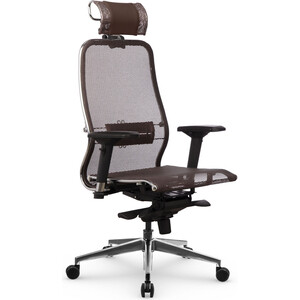 Кресло Метта Samurai S-3.041 MPES Темно-коричневый кресло с виниловыми подушками серое с темно серым more 10253848
