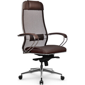 Кресло Метта Samurai SL-1.041 MPES Темно-коричневый кресло с виниловыми подушками серое с темно серым more 10253848