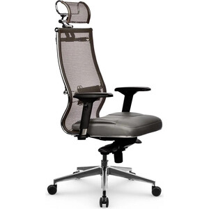 Кресло Метта Samurai SL-3.051 MPES Светло-коричневый/Серый