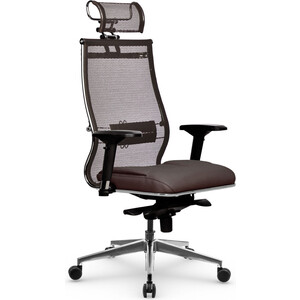 Кресло Метта Samurai SL-3.051 MPES Темно-коричневый кресло с виниловыми подушками серое с темно серым more 10253848