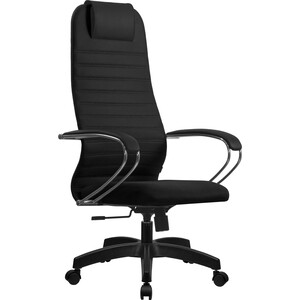 Кресло Метта SU-B-10 / подл.131 / осн.001 Черный кресло руководителя su b 10 подл 130 осн 001 экокожа сетчатая ткань