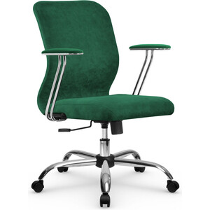 Кресло Метта SU-Mr-4(Vivaldi) / подл.078 / осн.003 Зеленый кресло артмебель норден микровельвет зеленый