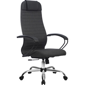 Кресло Метта МЕТТА-27 (MPRU) / подл.130 / осн.003 Темно-серый кресло руководителя su b 10 подл 130 осн 001 экокожа сетчатая ткань