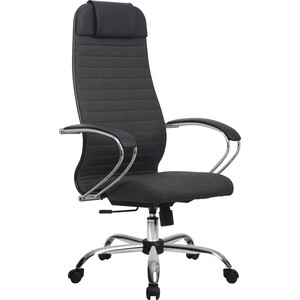 Кресло Метта МЕТТА-27 (MPRU) / подл.131 / осн.003 Темно-серый кресло руководителя su b 10 подл 130 осн 001 экокожа сетчатая ткань