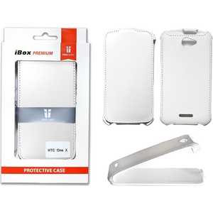 фото Чехол - книжка ibox premium для htc one x white