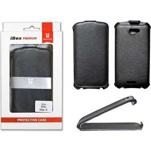 фото Чехол - книжка ibox premium для htc one x black