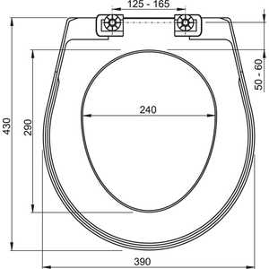 фото Сиденье для унитаза alcaplast basic (a3551)