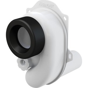Сифон для писсура AlcaPlast D50, горизонтальная труба D40 (A45B / AG210901240) удлинительная труба для сифона alcaplast