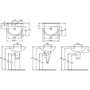 фото Раковина ideal standard ecco 60 см (w424001)