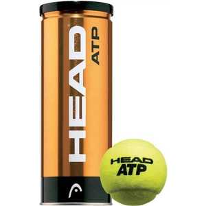 Мяч для большого тенниса Head ATP 3B (570303), уп. 3 шт, цвет желтый