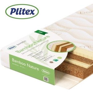 Матрас детский Plitex Bamboo Nature кокос+латекс (125х65х11см) бн-119-02