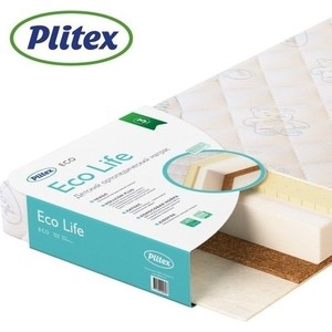Матрас детский Plitex Ecolife (1190х600х120) экф-01