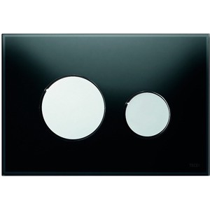 фото Панель смыва tece loop стекло черное, клавиши хром глянцевый (9240656)
